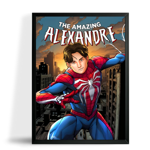 Retrato Spiderman Personalizado