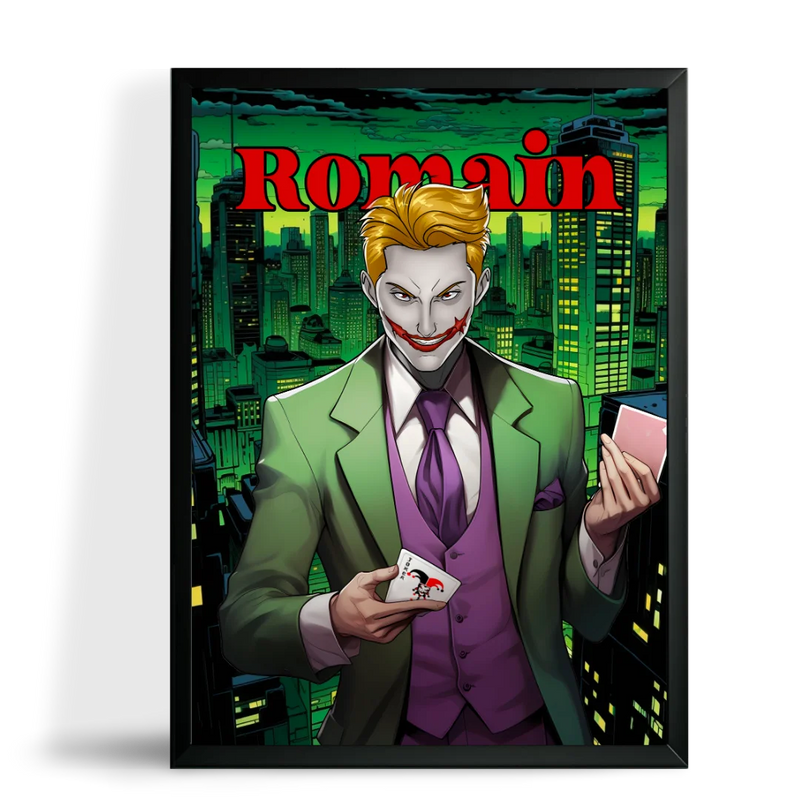 Retrato Joker Personalizado