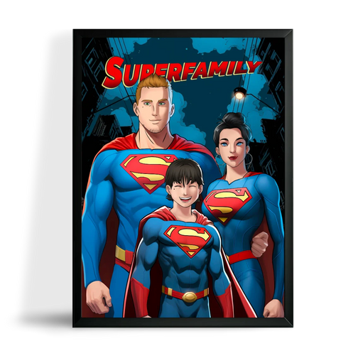 Retrato Superman Personalizado