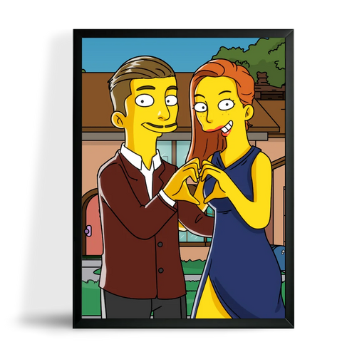 Retrato Simpson Personalizado