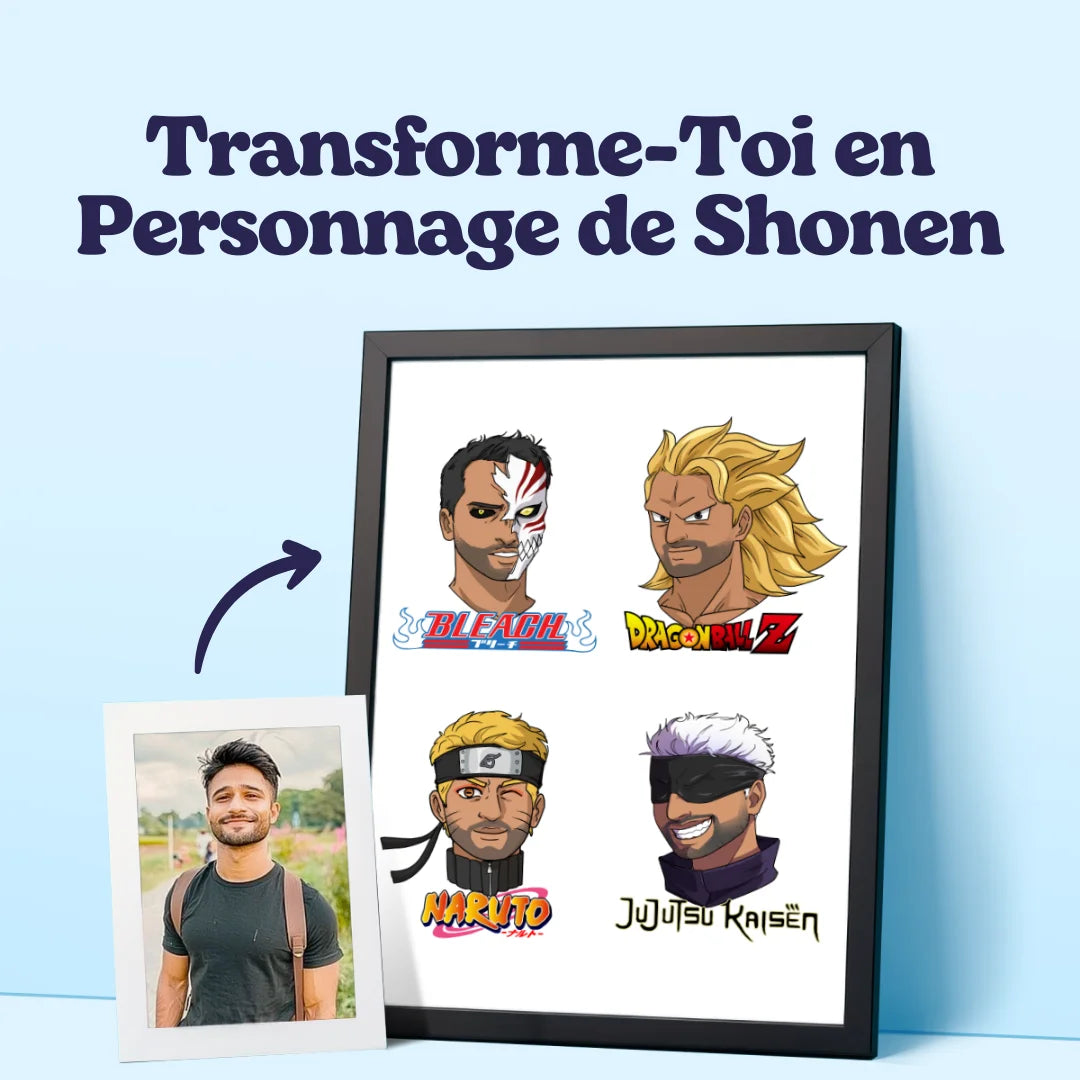 affiche manga personnalisée