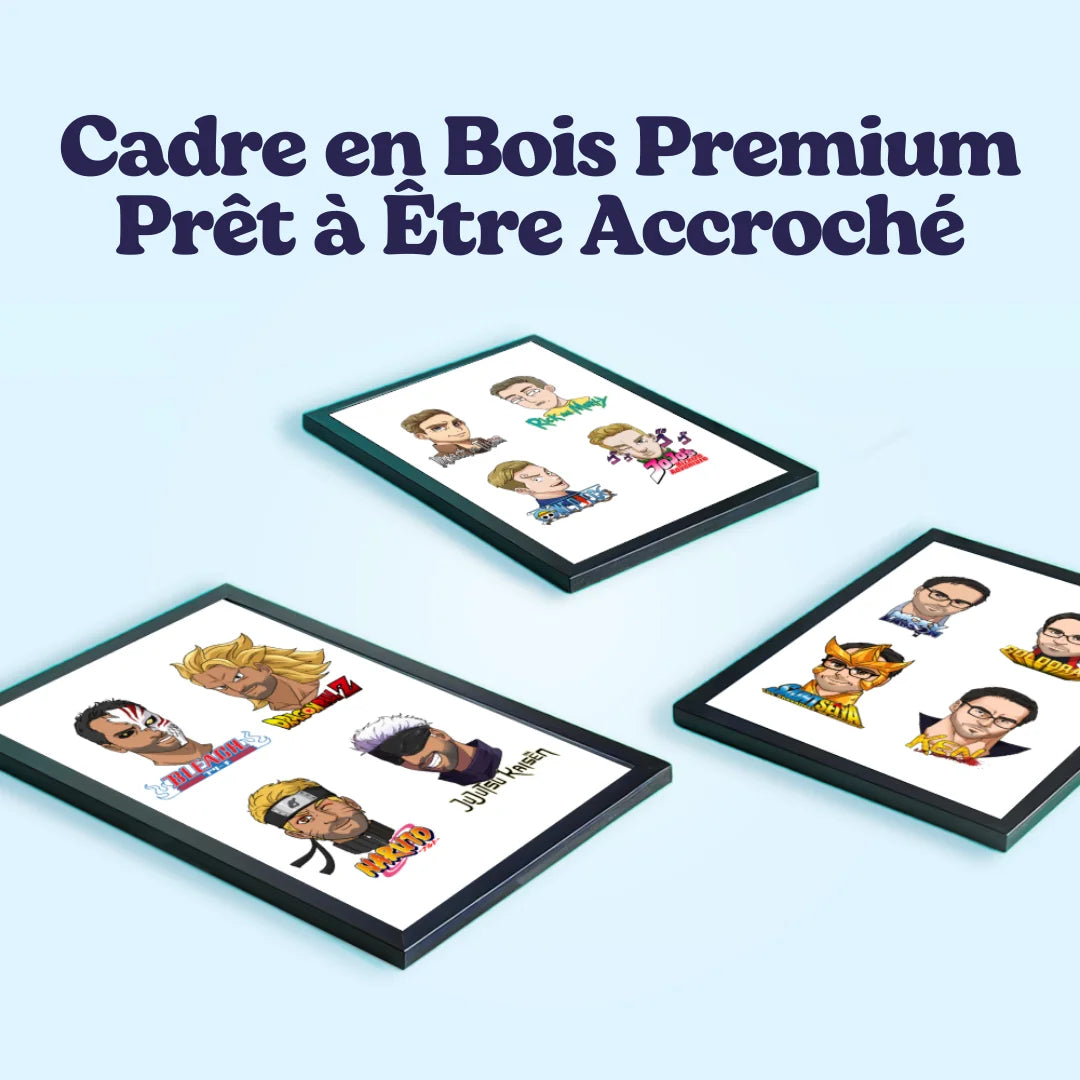 cadre manga personnalisé