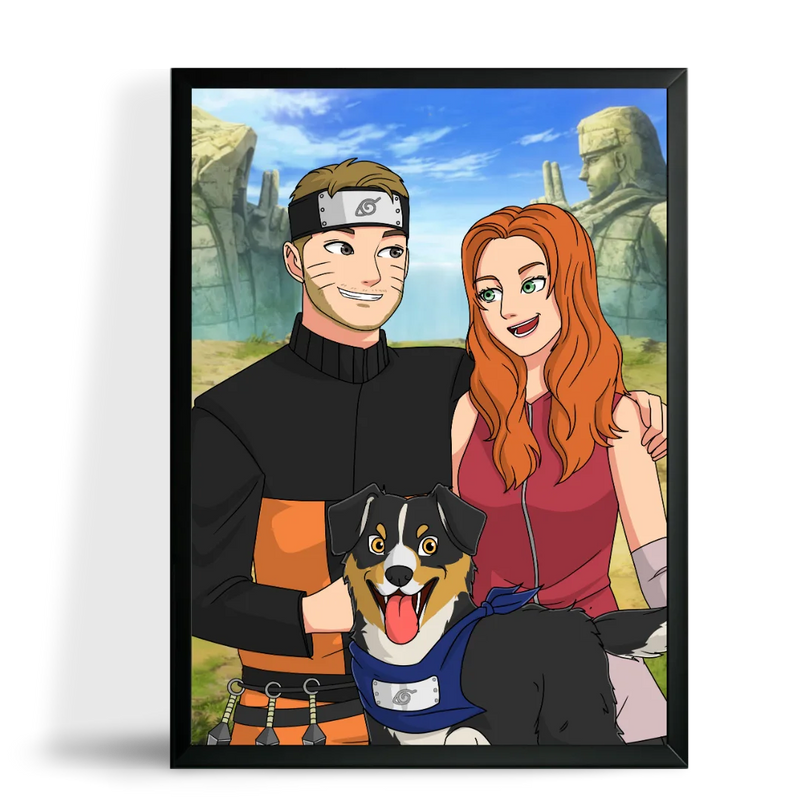 Retrato Naruto Personalizado