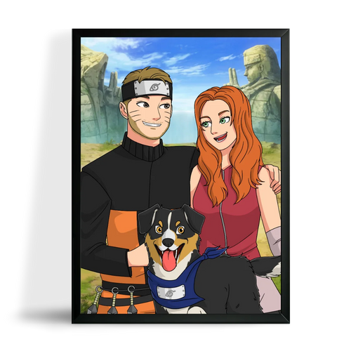 Retrato Naruto Personalizado