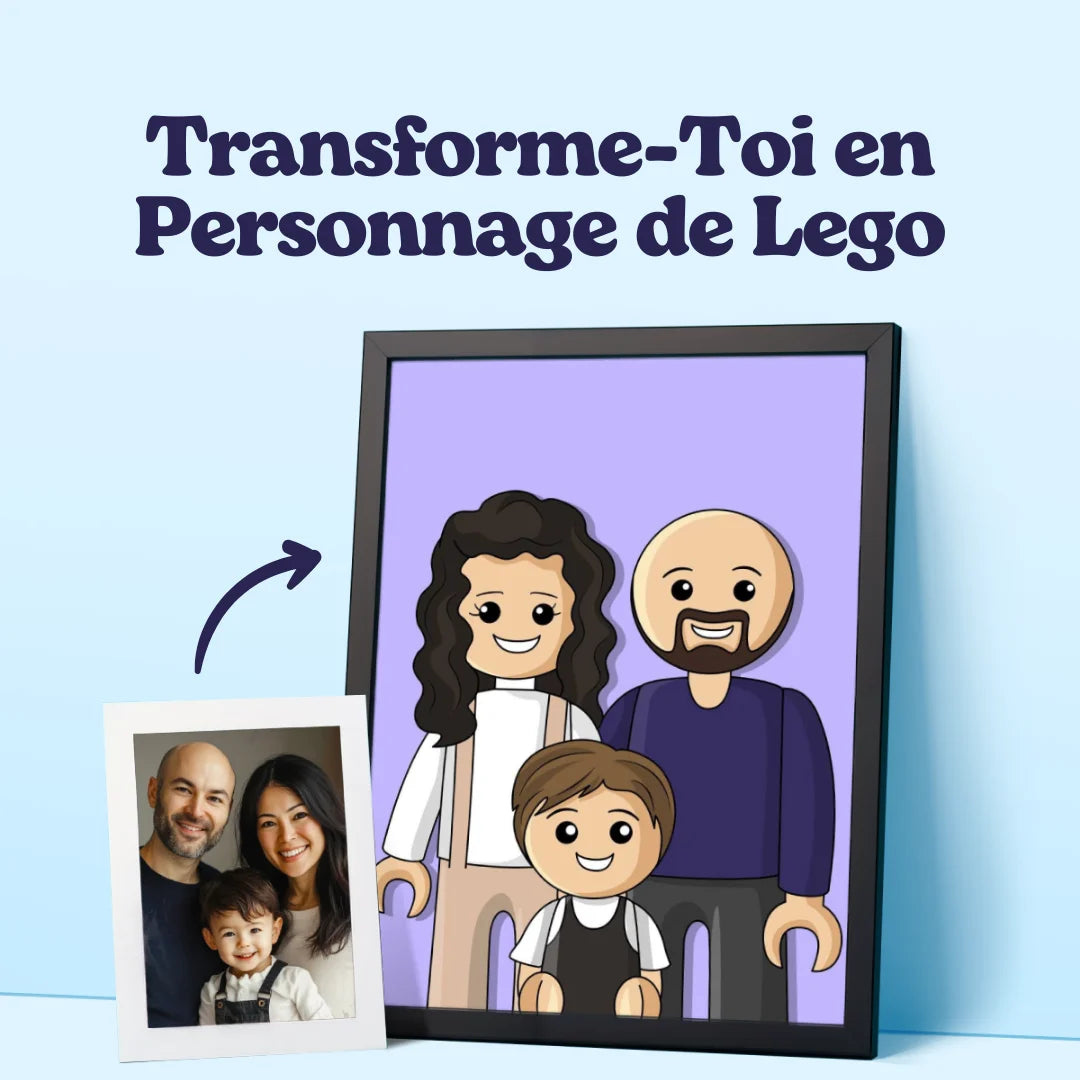 Retrato Playmobil personalizado