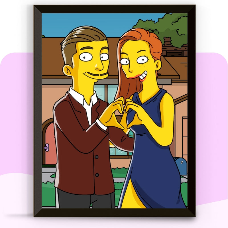 Retrato Simpson Personalizado