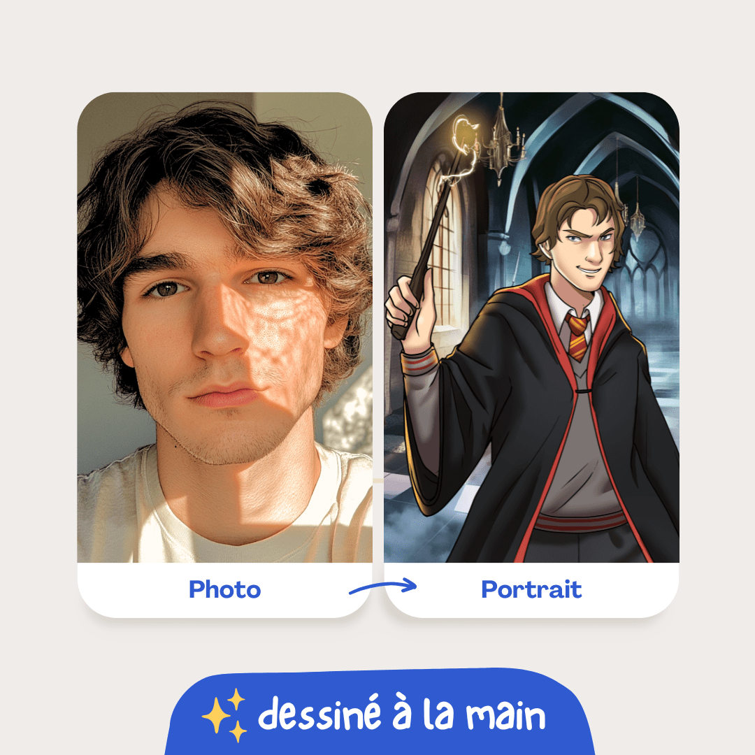 Retrato personalizado de Harry Potter