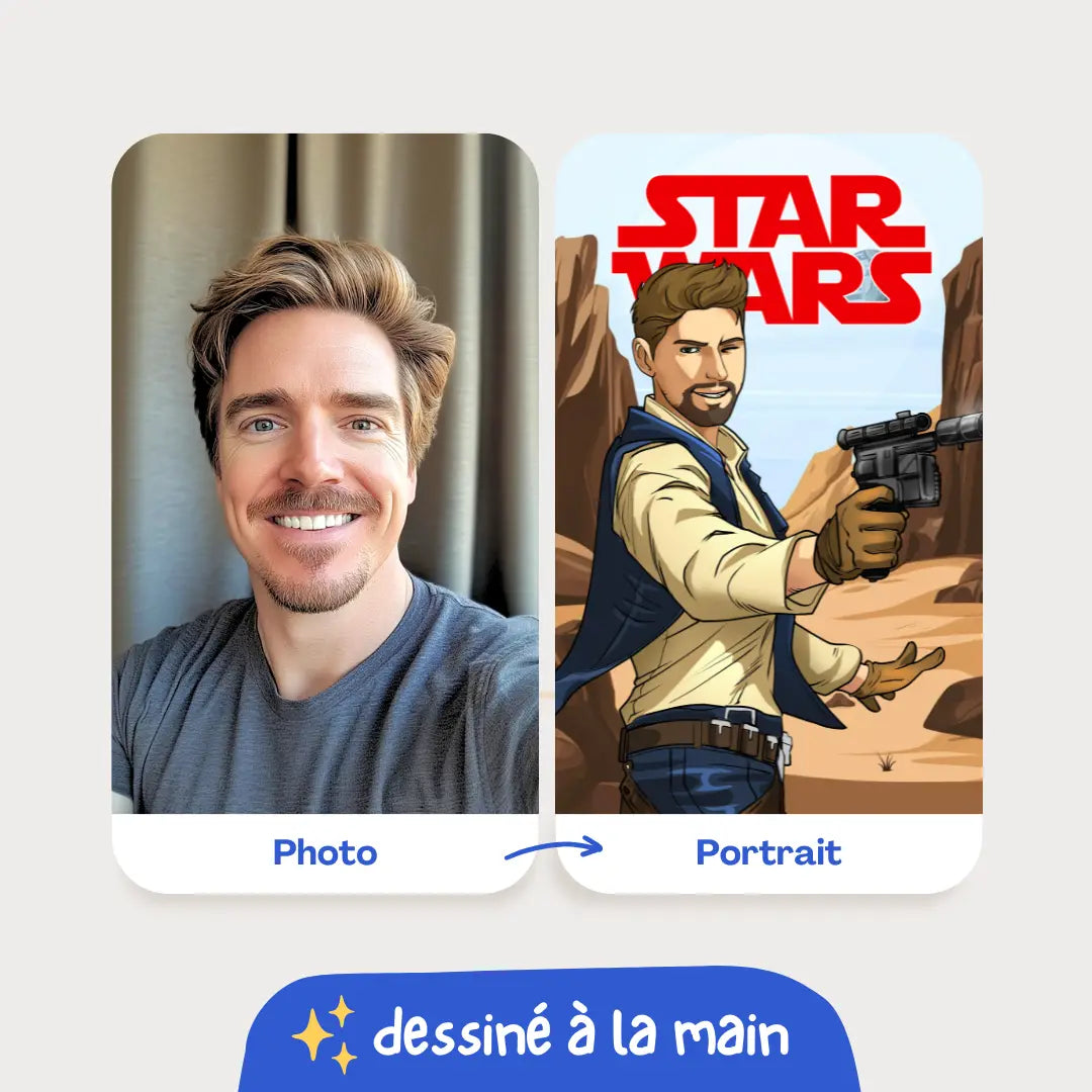 caricature star wars